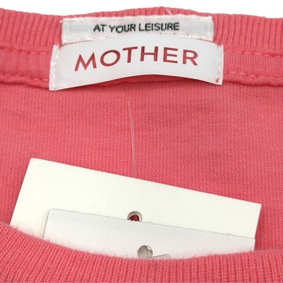 MOTHER | Strawberry Daiquiri | Slouch Cropped | Short Sleeve Tee - Picture 4 of 6